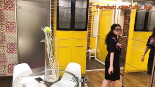 Голодная риелтор отблагодарила клиента хардкор сексом за сделку