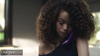 Белый мужик принудил мулатку сосать член и трахаться с ним